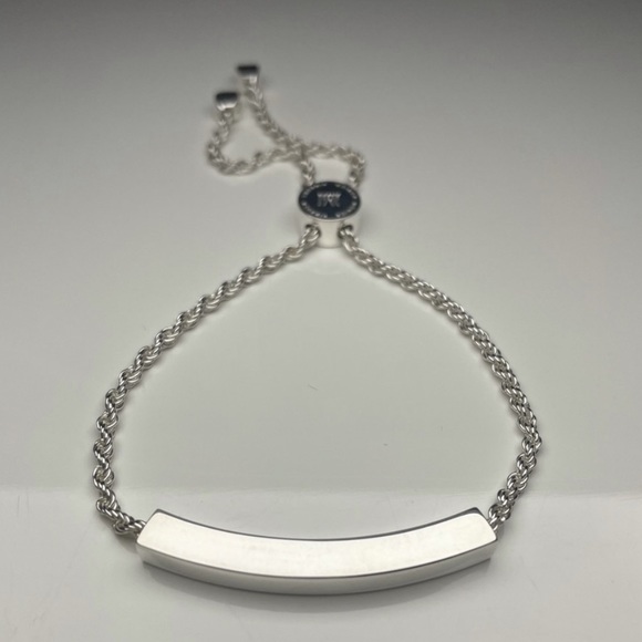 Monica Vinader Perfect Silver Linear Chain Bracelet - Picture 4 of 7